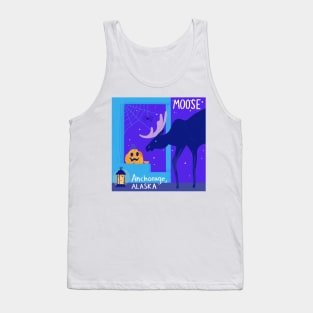 Moose Night in Alaska Tank Top